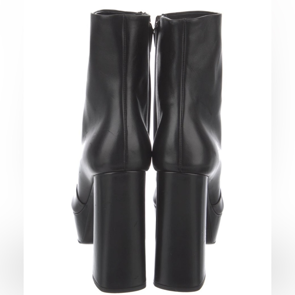 #Platform Booties #Prada #Leather #Highheel #Ankl… - image 4